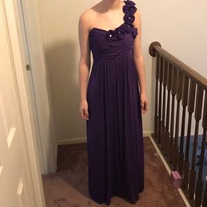 Purple Long Dress